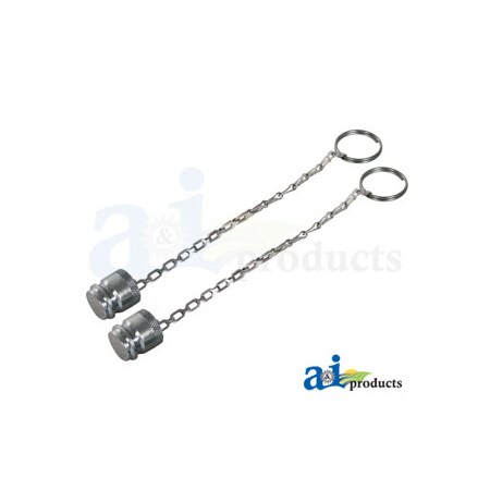A & I Products Metal Dust Plug, 1/2" (2 pkg) 3.75" x4" x2" A-44A50054